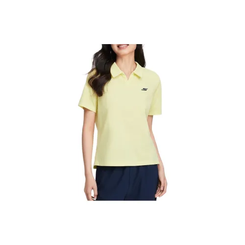 Skechers Polo Shirts Women's Elf Yellow/01Z2