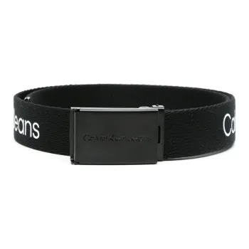 Calvin Klein Logo print Buckle fastening Belt