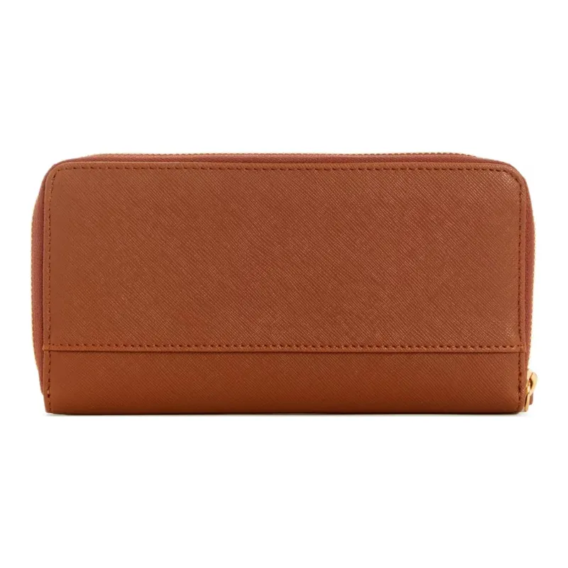 GUESS Artificial Leather Wallet Medium Size Women's Connyk Brandy-1