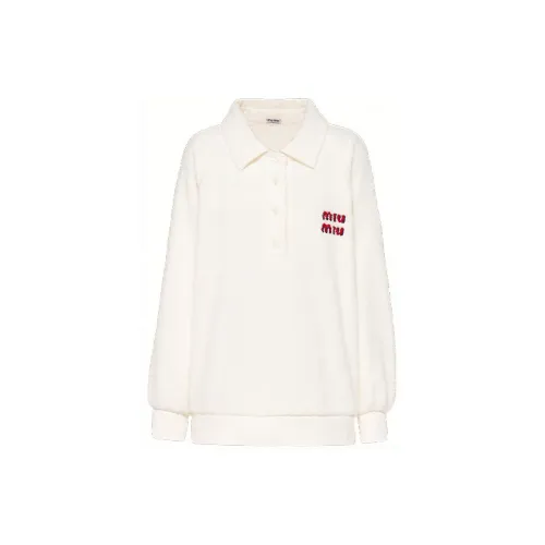 MIU MIU Sweatshirts Women's White