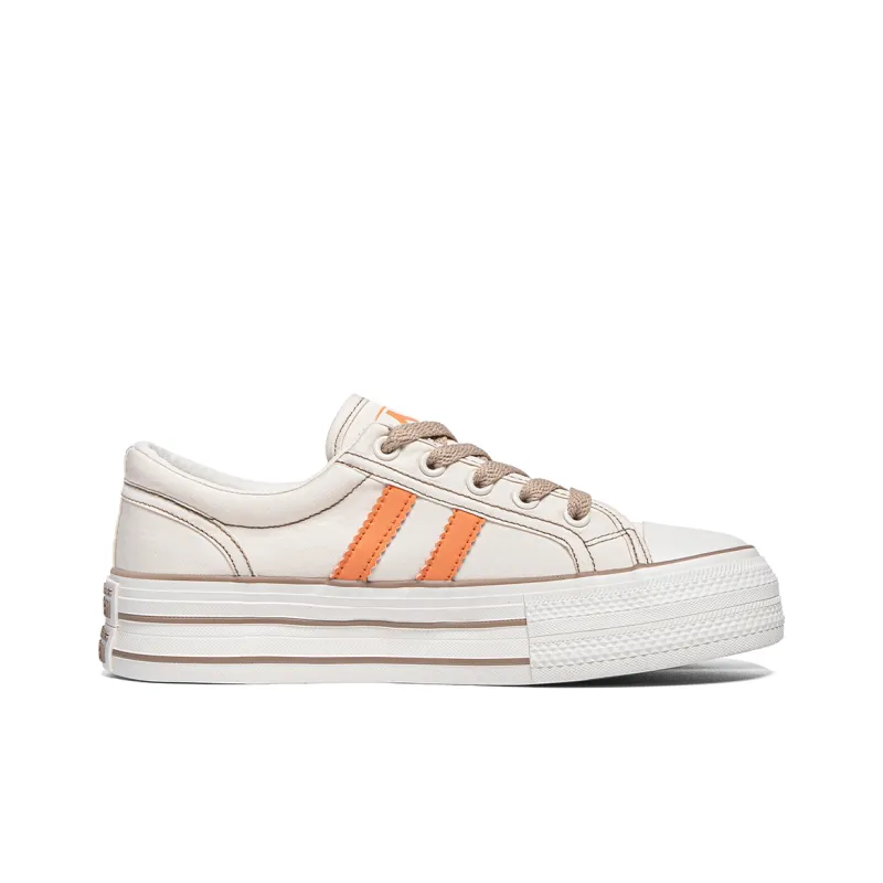 RENBEN Durable Lightweight And Breathable Low-Top Canvas Shoes Women's-11