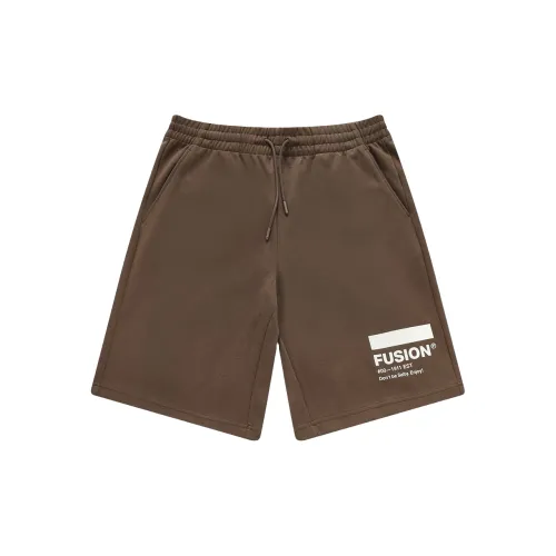 FILA FUSION Casual Shorts Unisex Dark Brown