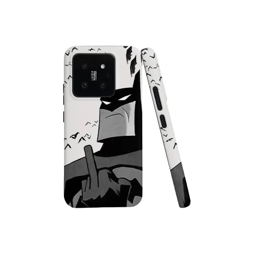 Keshami PC Material Fully Enclosed Impact Resistant Matte Middle Finger Bat Phone Cases Suitable For Xiaomi 14/14pro