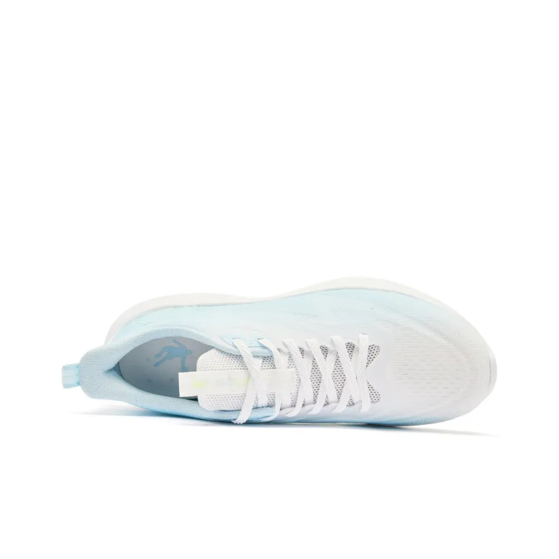 QIAODAN Yuebu 2.0 Cushioned Wear Resistant Lightweight Low Top Q COZY SOFT Casual Running Shoes Men's White Blue-2