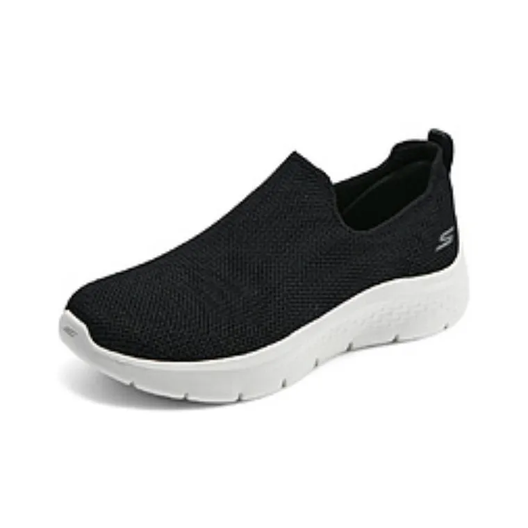 Skechers Shock Absorbers With Slip Resistant Features Low Top Casual Shoes Women's Black White-2