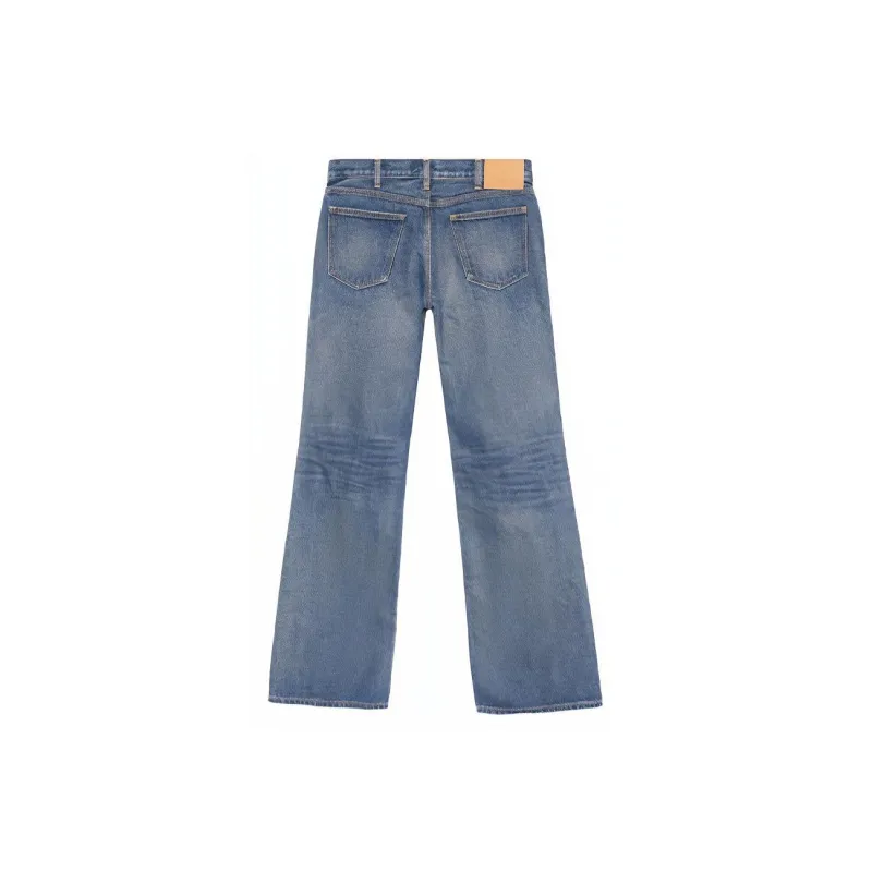 CELINE Logo Patch Flared Jeans-1