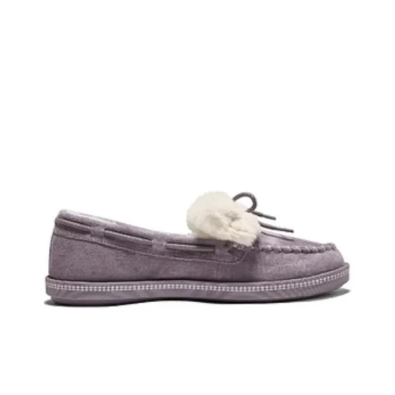 Skechers Anti Slip And Wear Resistant Warm Low Top Casual Shoes Women's Lavender-1
