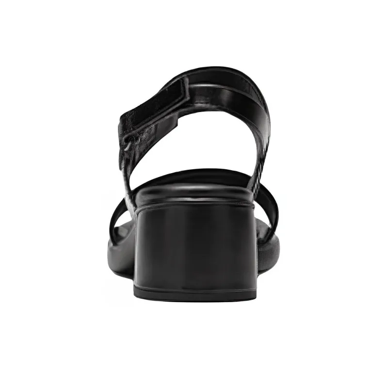 Ecco One Strap Sandals 5.5cm Women's Black-3