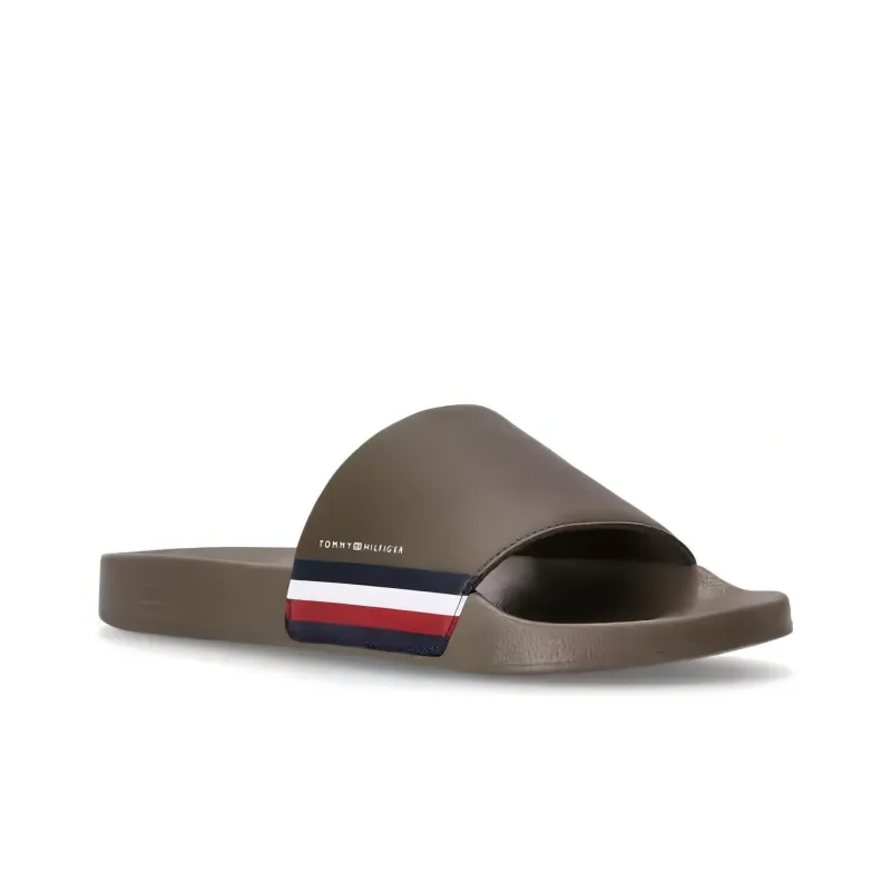 Tommy Hilfiger Slide Slippers Men's Umber-3