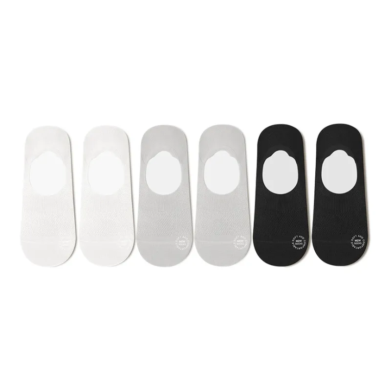 B&C.Room SS24 No Show Socks Spring Summer Men's 6 Pack-8