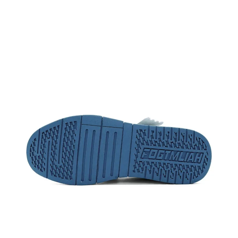 TEPOR Skateboard Shoes Men Low Top Gray-11