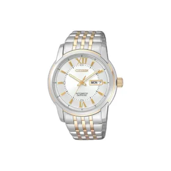 CITIZEN Mechanical Movement Stainless Steel Strap Watch 40mm Unisex White Dial