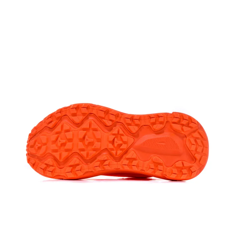 TREEPERI Cushioning, Slip Resistant, Lightweight, Height Enhancing Low Top Running Shoes Unisex Fluorescent Orange-4