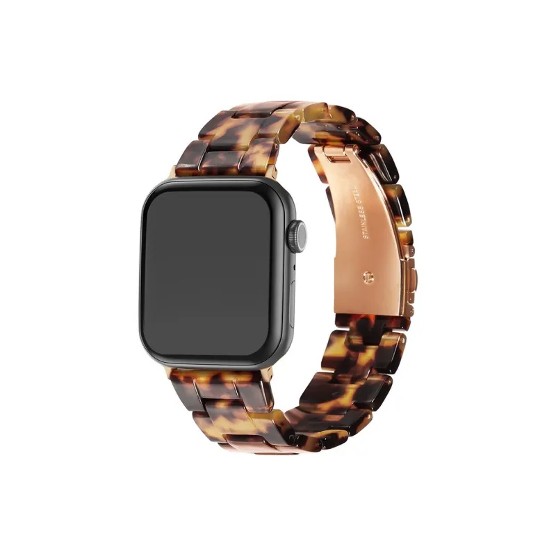 CHENSONG Watch Bands 45mm Unisex Iwatch Three bead Resin Strap-11