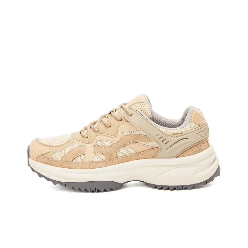 Cabbeen Classic And Versatile Lightweight And Breathable Low Top Chunky Sneakers Men's Camel-0