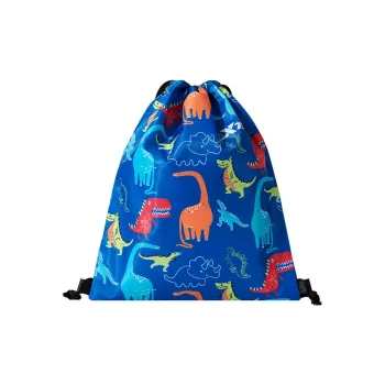 XTEP Cartoon Wet/Dry Separation Swimsuit Storage Drawstring Bag With Pocket Kids'