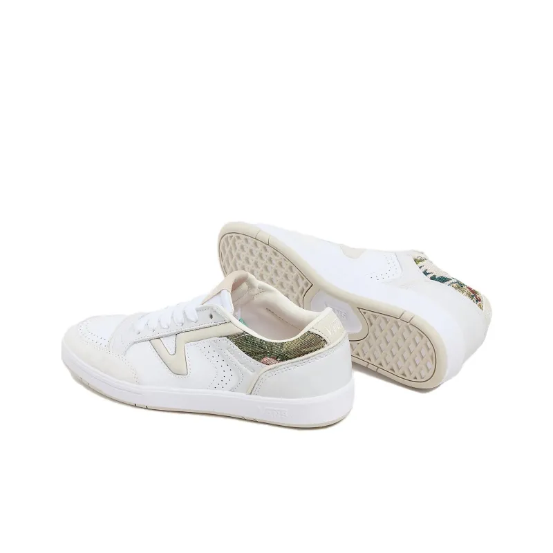 Vans Lowland ComfyCush JMP R Anti-Slip Wear-Resistant Low-Top Skateboard Shoes Unisex White Gray-3