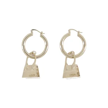 Jacquemus Chiquito Bag Charm Hoop Earrings