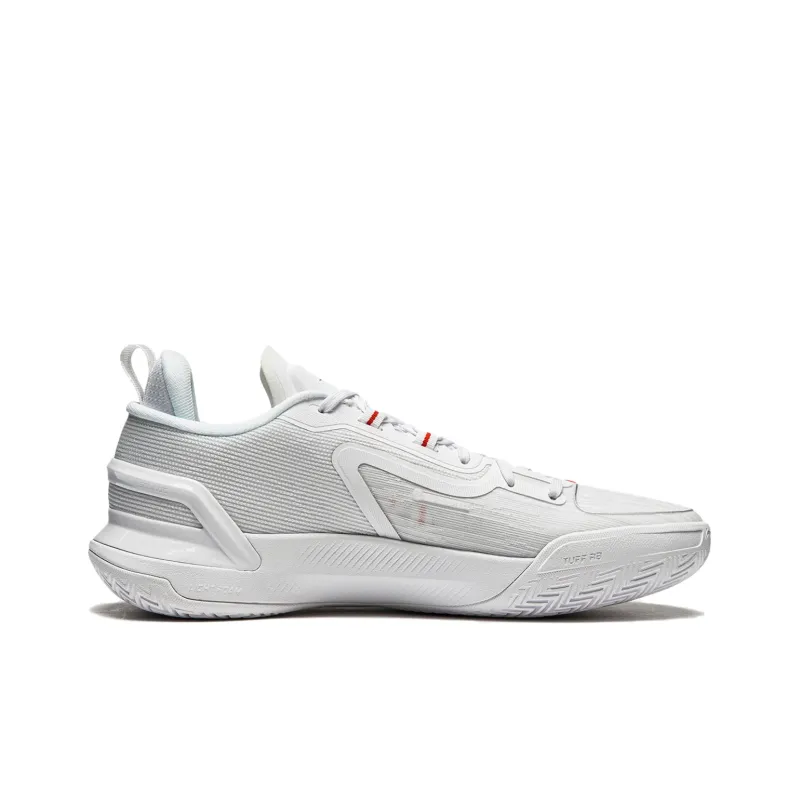 LINING Liren Assassin 1 Basketball Shoes Men Low Top Standard White-1