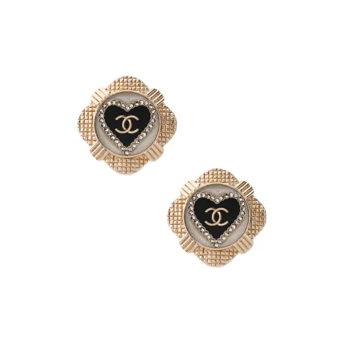 CHANEL Earrings Women's Gold