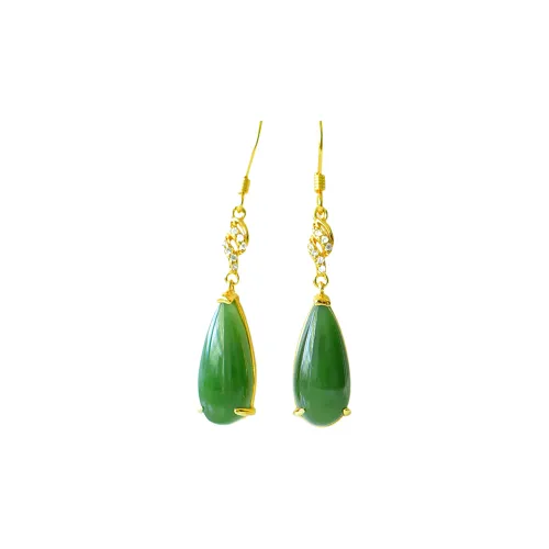 Shujie Hetian Jade Earrings Women's