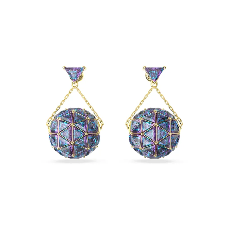Swarovski Curiosa Earrings Women's Blue-0