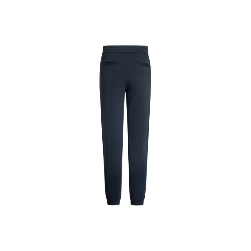 EMPORIO ARMANI SS24 Knitted Sports Pants Men's Navy Blue-1