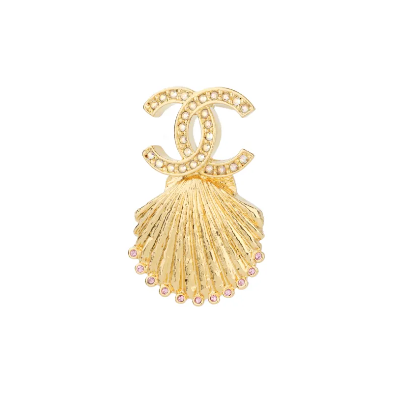 CHANEL Earrings Women's Gold-1