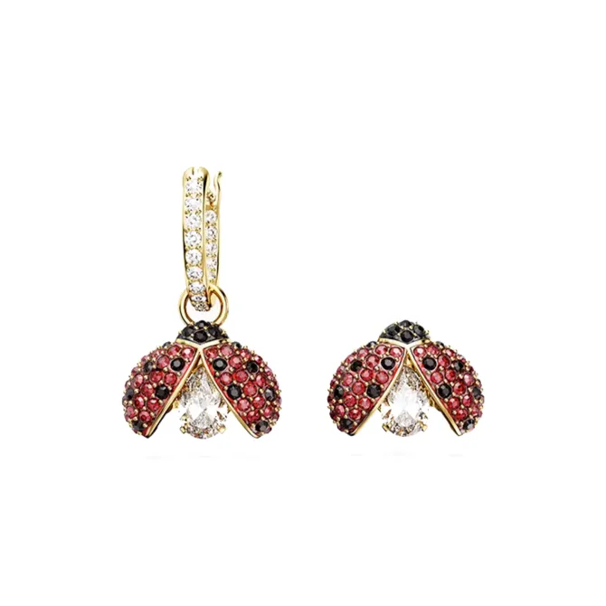 Swarovski Gold-Plated Earrings Women's Multicolor-0
