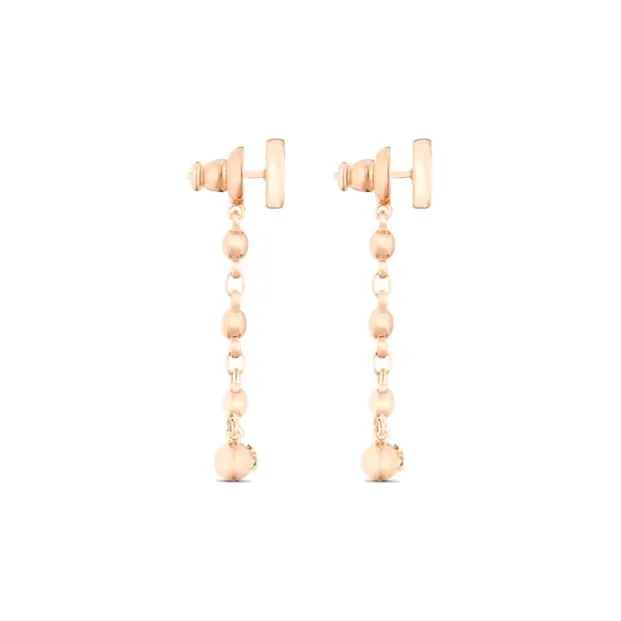 DIOR Metal Earrings Women's Rose Gold-3