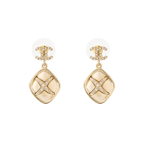 CHANEL Earrings Women's Gold