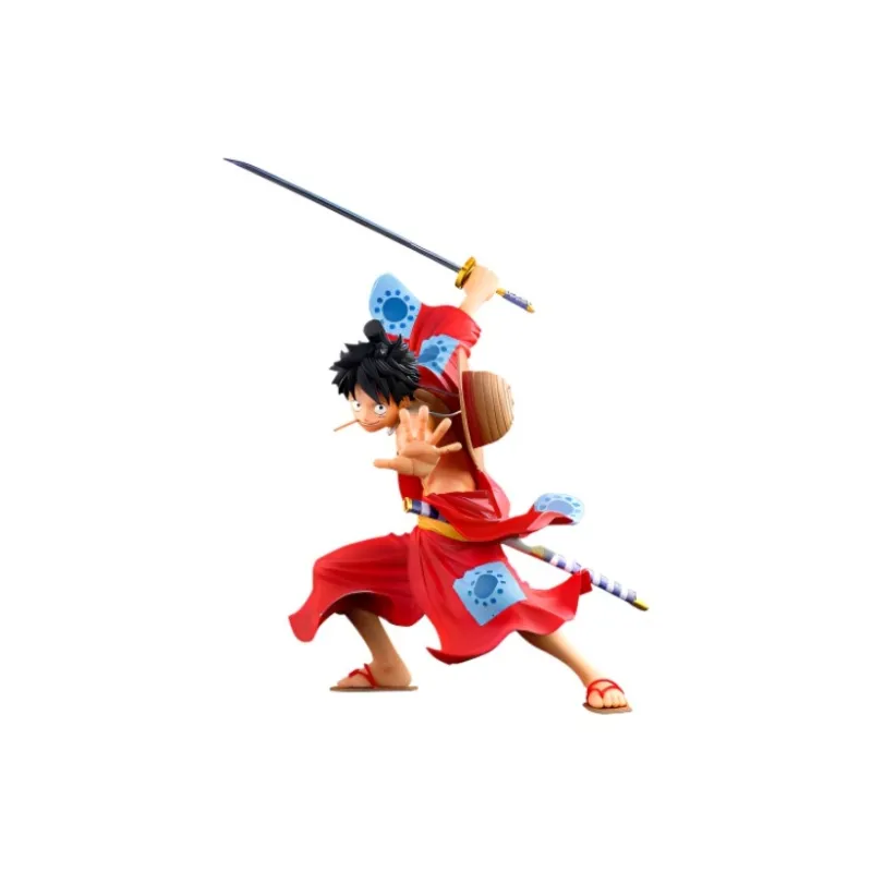 BANDAI Monkey D. Luffy Bandai One Piece Bwfc Character Figure Top Battle 3 Luffy 19cm Bonus Gifts-1