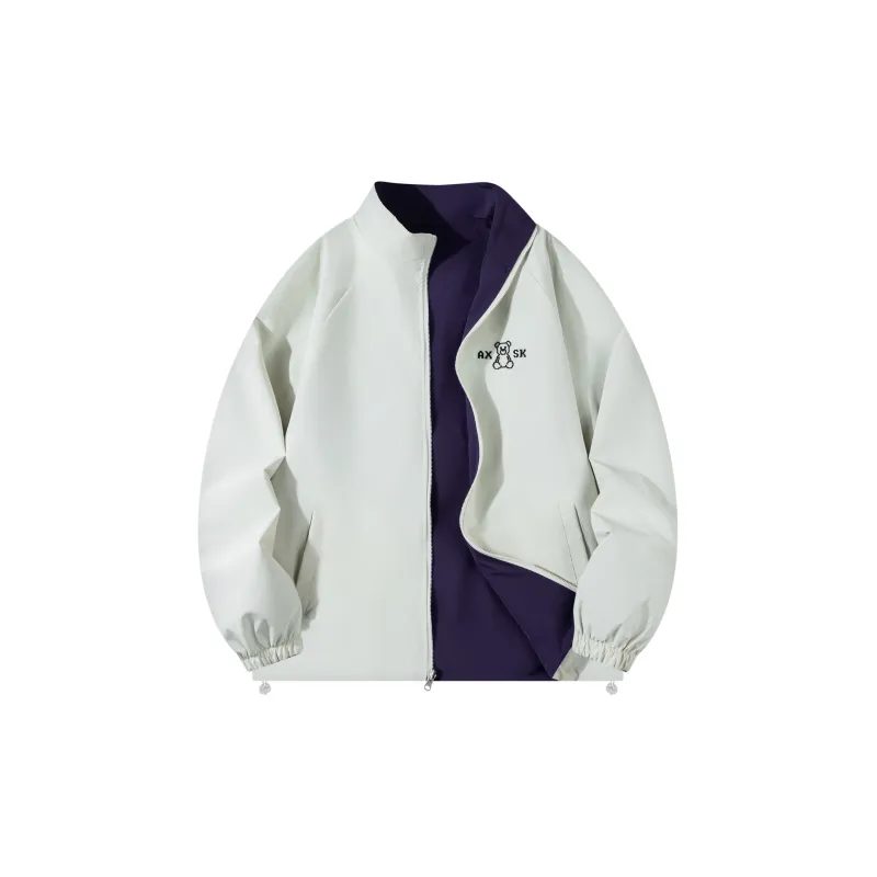 A.X.S.K Jackets Coats Unisex Black-26