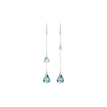 Swarovski Swarovski Element Earrings Women's Light Blue