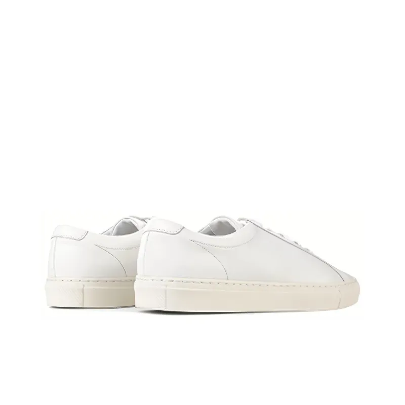 LOAKE Low Top Skateboard Shoes Men's White-2