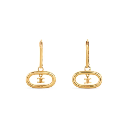 CELINE Earrings Women's Gold