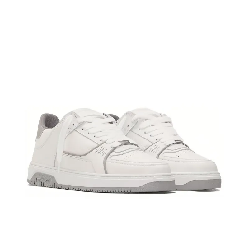 REPRESENT Apex Low Top Sneakers Stylish Skateboarding Shoes Men's White Gray-2