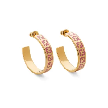 FENDI Earrings Women's Gold