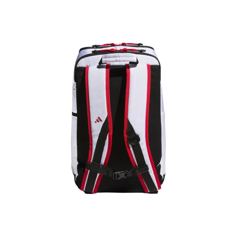 adidas BB Backpack White/Red-2