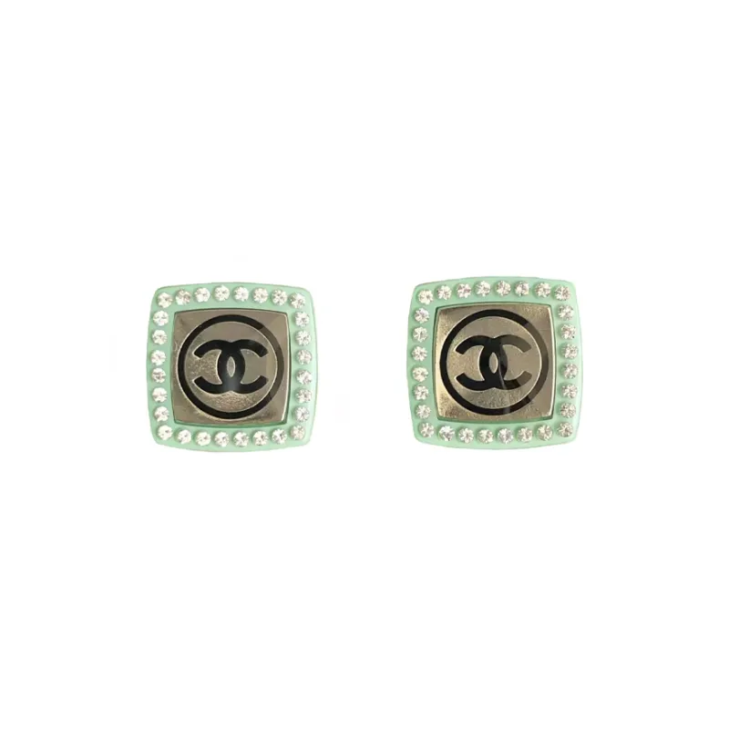 CHANEL Earrings Women's Green-0