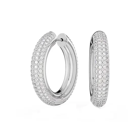 Swarovski Dextera Crystal embellished Hoop Earrings-0