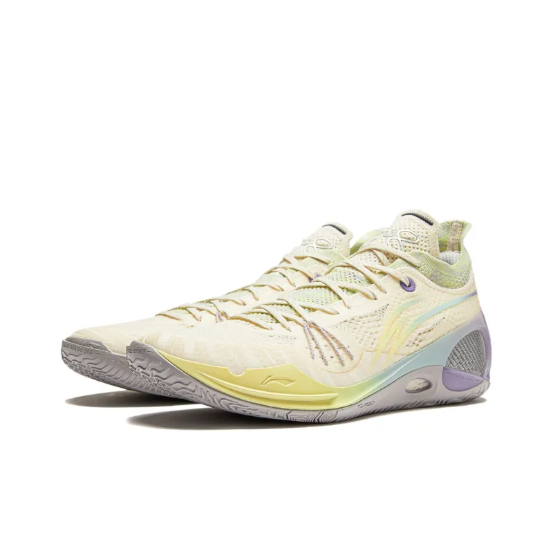 LINING Wade 808 3 Basketball Shoes Men Low Top Ecru-3