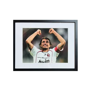 EM Martini, Autographed AC Beige Blue Photo Includes Certification Certificate, Outer Frame Size 38.6x48.6cm