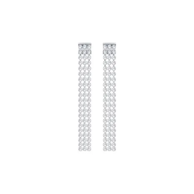 Swarovski Earrings Women's Silver-0