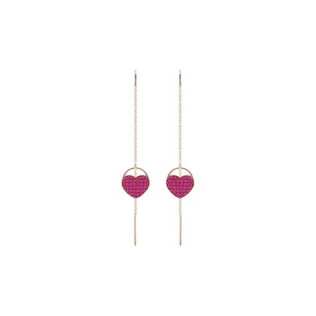 Swarovski Ginger Earrings Women's Rose Gold/Pink