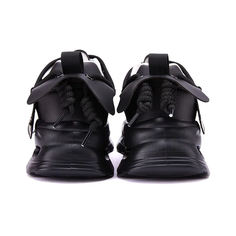 Pnj Anti Slip And Wear Resistant Lightweight Height Increasing Coverage Low Top Chunky Sneakers Men's Ecru-8