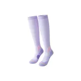 Purple Long Staple Cotton Bactericidal Compression Sports Socks[1 Pack]