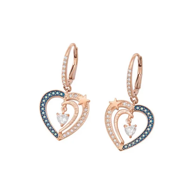 Swarovski STARRY NIGHT Earrings Women's Blue-1