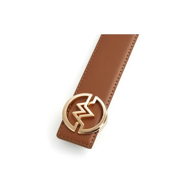 MAISON VINSON Business Casual Pin Buckle Trendy Cow Leather Belts Men's 2.6cm-2