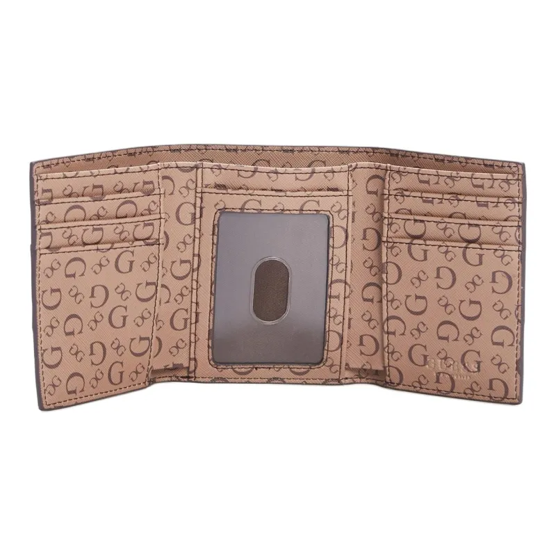 GUESS Saffiano Artificial Leather Wallet Men's Brown-2